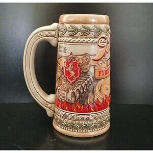 Stroh's Fire Brewed Beer Heritage Series 7 Beer Mug Ceramic Collectable 24 Ounce